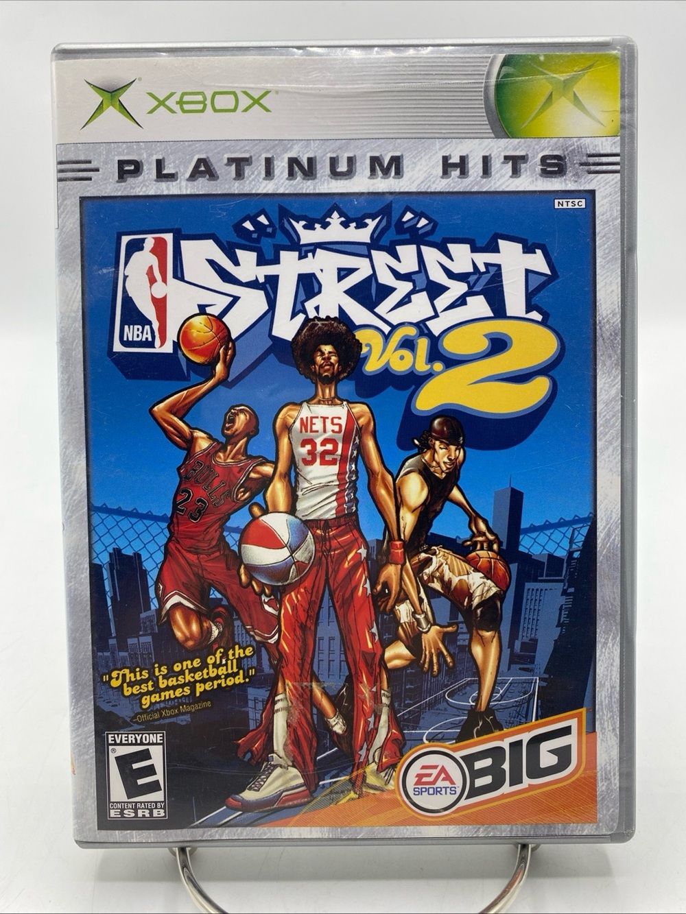 NBA Street Vol. 2 OG Xbox Good Condition Platinum Hits Video Game Basketball
